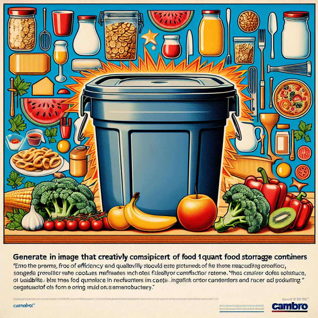 Industry Professionals Weigh In on the Efficiency of Cambro Food-Storage Containers