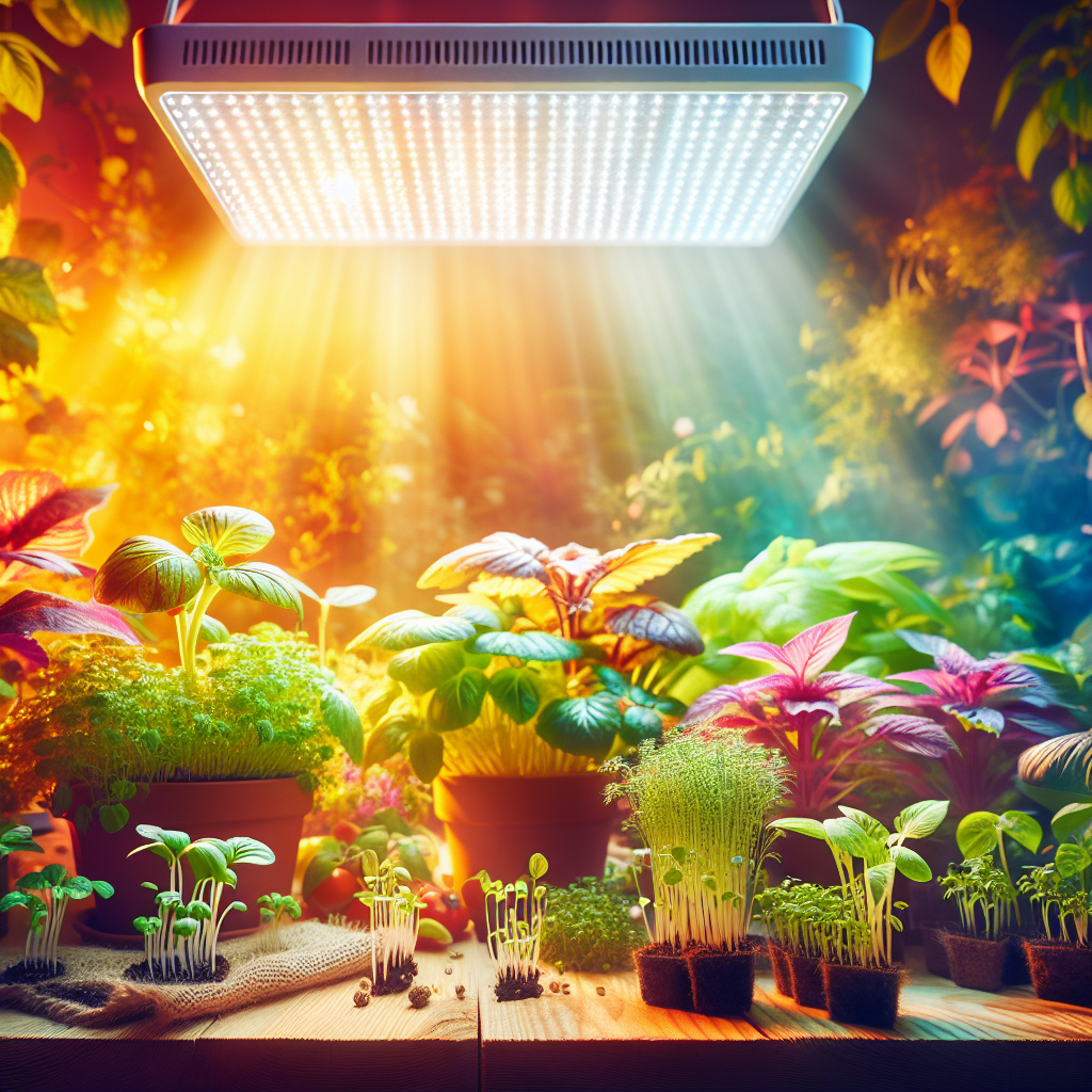 Product Review: Grow Greener Indoors with LORDTEM Full Spectrum LED Grow Light