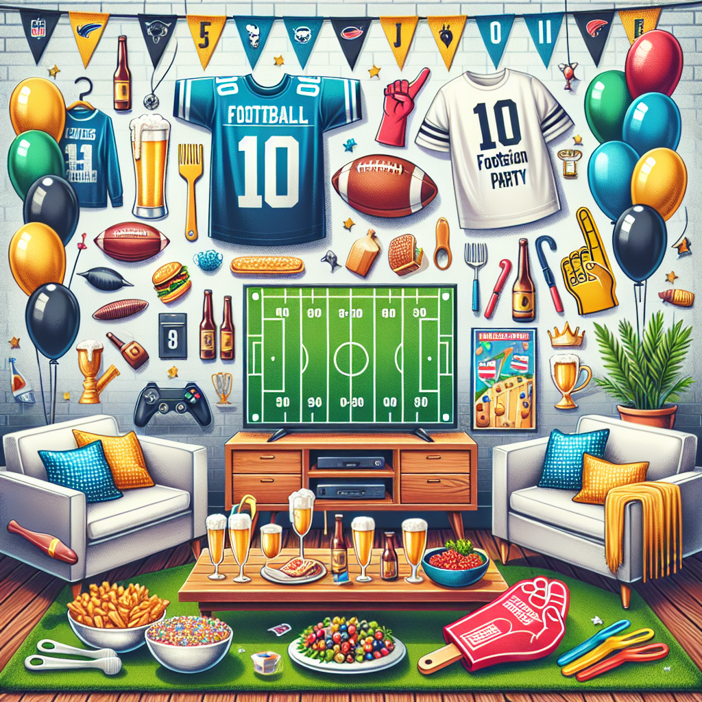 Top 10 Must-Have Items for Football-Season Party