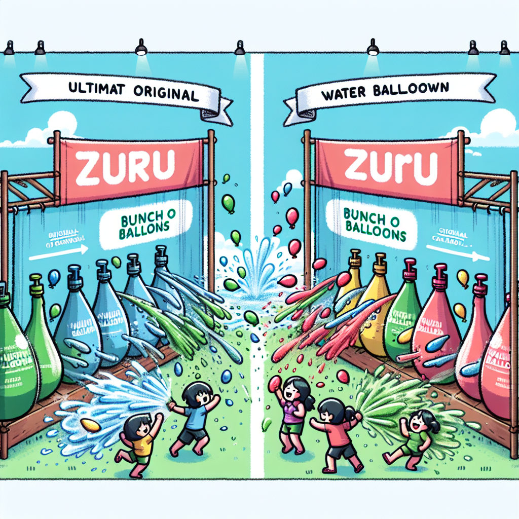 The Ultimate Water Balloon Showdown: ZURU's Original Bunch O' Balloons vs. Competitor's Similar Product