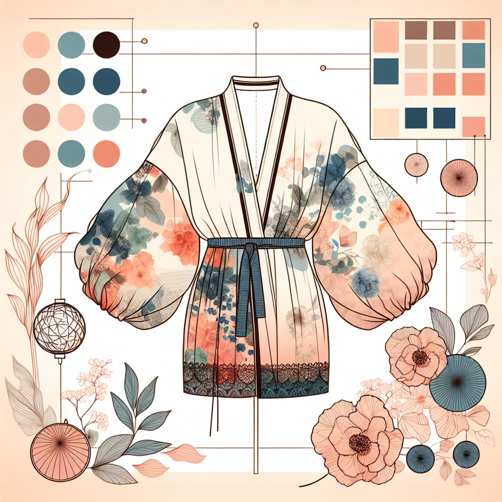 The Ultimate Women's Fashion Staple: A Review of the Floral Print Puff Sleeve Kimono Cardigan