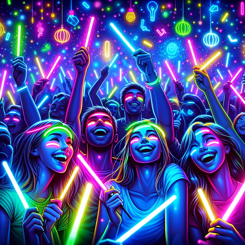 Glow Sticks Bulk Party Favors - Unforgettable Nighttime Entertainment